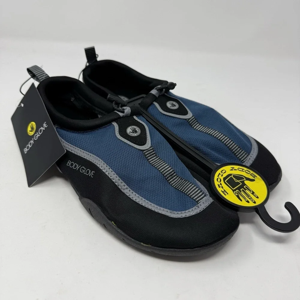 Body Glove Shoes Mens 8 Blue Black Riptide III Barefoot Water Hiking Outdoor